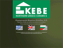 Tablet Screenshot of kebe-sa.gr